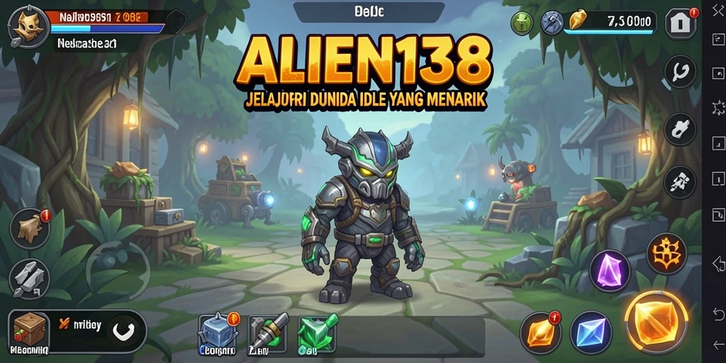 Tampilan gameplay ALIEN138 yang memukau dengan karakter yang beraksi.