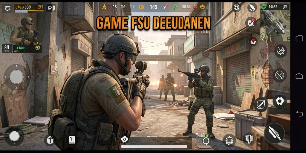 Gameplay seru dan intens dalam pertempuran FPS DAX69.