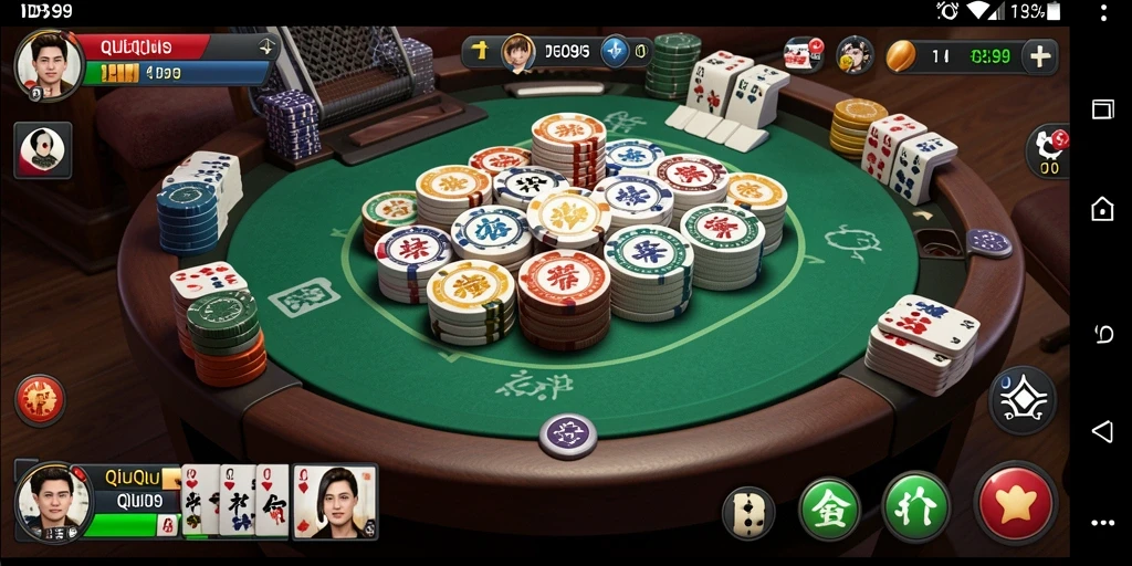 Gameplay QiuQiu yang seru dan menarik di DS99.