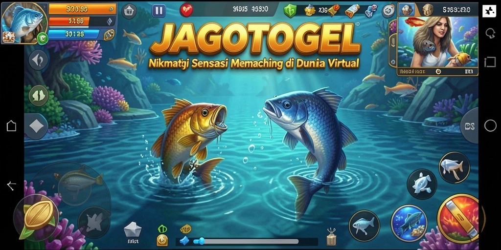 Gameplay <strong>JAGOTOGEL</strong> menampilkan pengalaman memancing yang seru dan menarik.