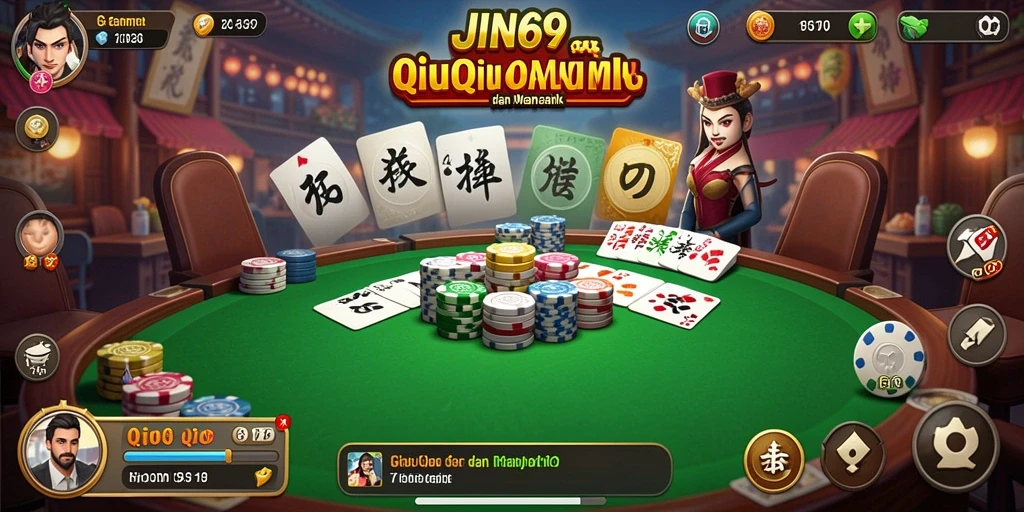 Gameplay QiuQiu yang seru dan adiktif di JIN69.