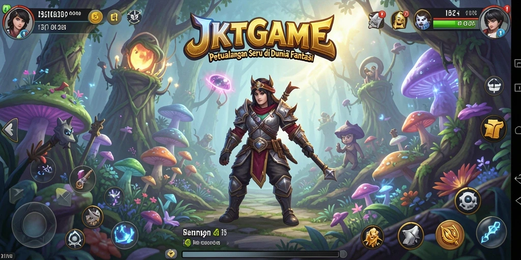 Tampilan gameplay seru JKTGAME di dunia petualangan.