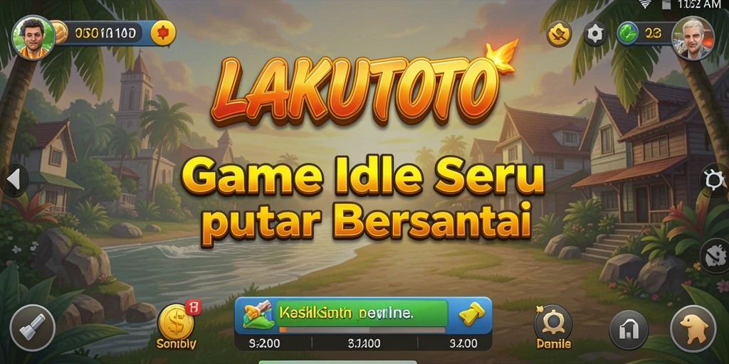 Tampilan menarik dari gameplay <strong>LAKUTOTO</strong> dengan elemen Idle yang seru.