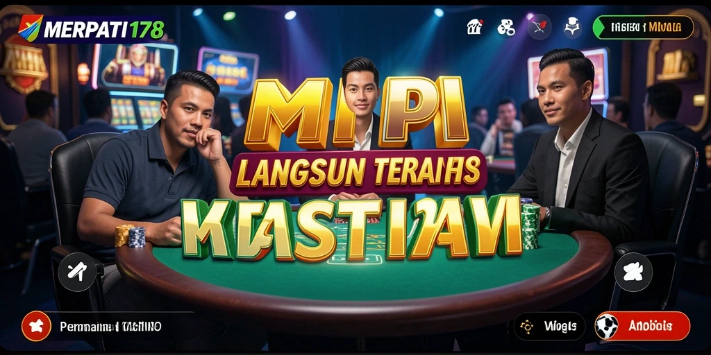 Tampilan gameplay MERPATI178 dengan dealer langsung yang interaktif.