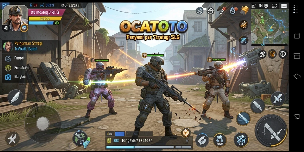 Tampilan gameplay OCATOTO yang menarik dan mendebarkan.