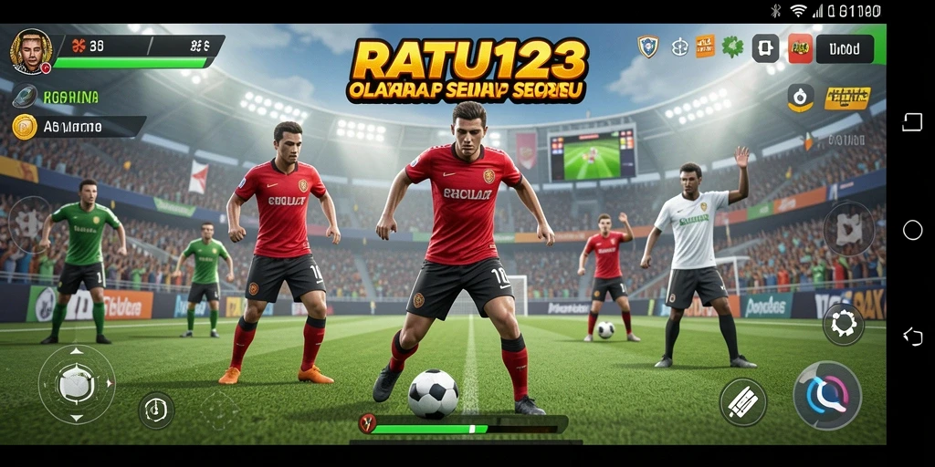 Tampilan gameplay seru dari RATU123 yang menyajikan berbagai cabang olahraga.
