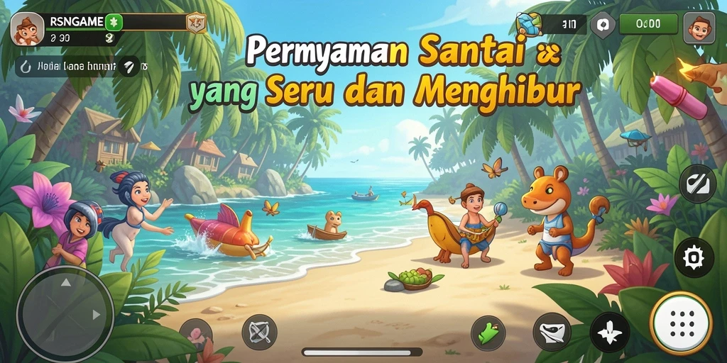 Tangkapan layar gameplay yang penuh warna dan menarik dari RSNGAME.