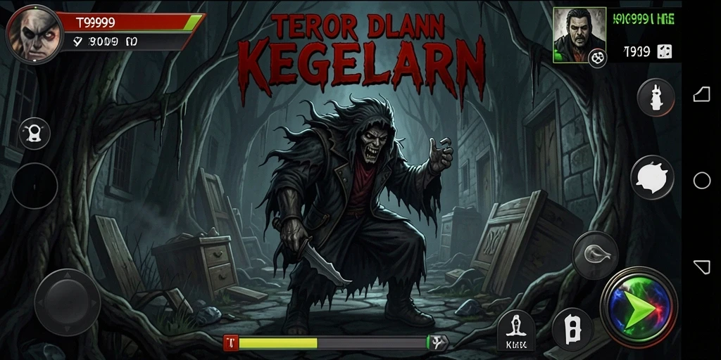Tampilan gameplay T9999 yang mencekam dan penuh ketegangan.
