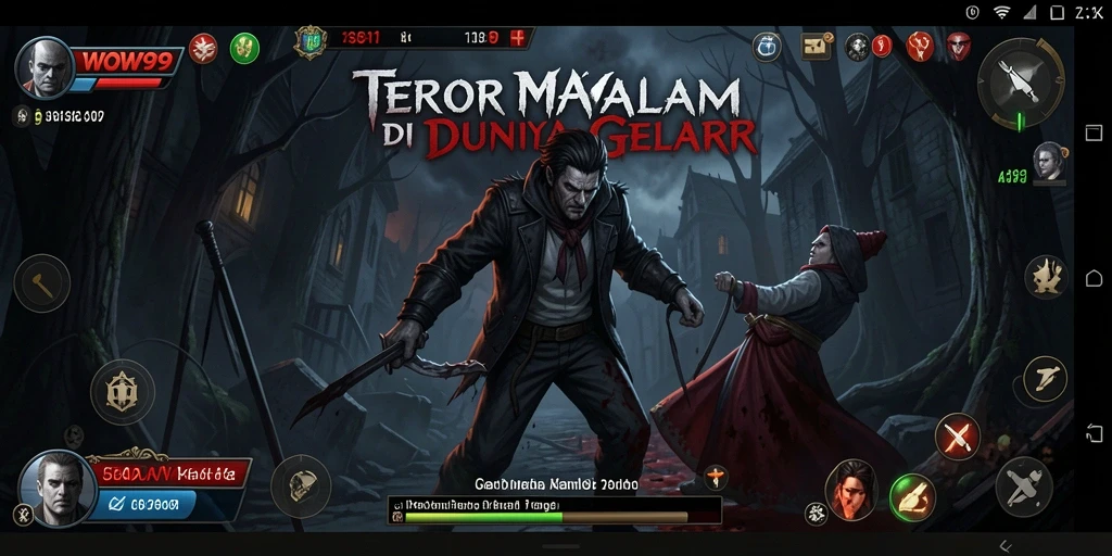 Gameplay WOW99 yang menegangkan di dunia gelap.